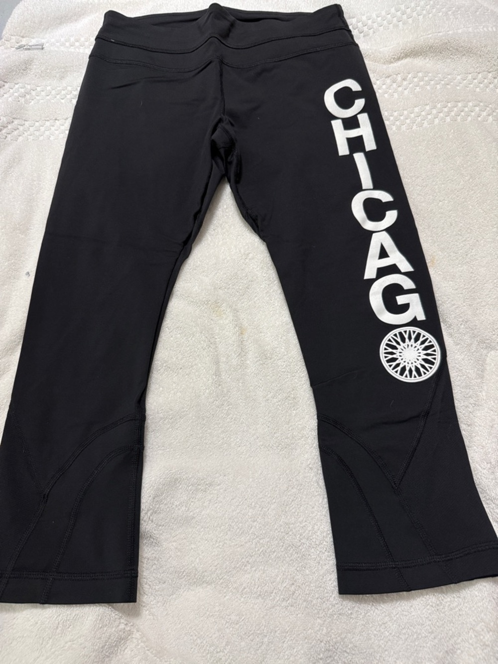 Soul Cycle - Black 'Chicago' Lululemon Active Leggings.
